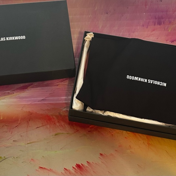 NICHOLAS KIRKWOOD Pink Twist Tie Leather Mule - Picture 14 of 14